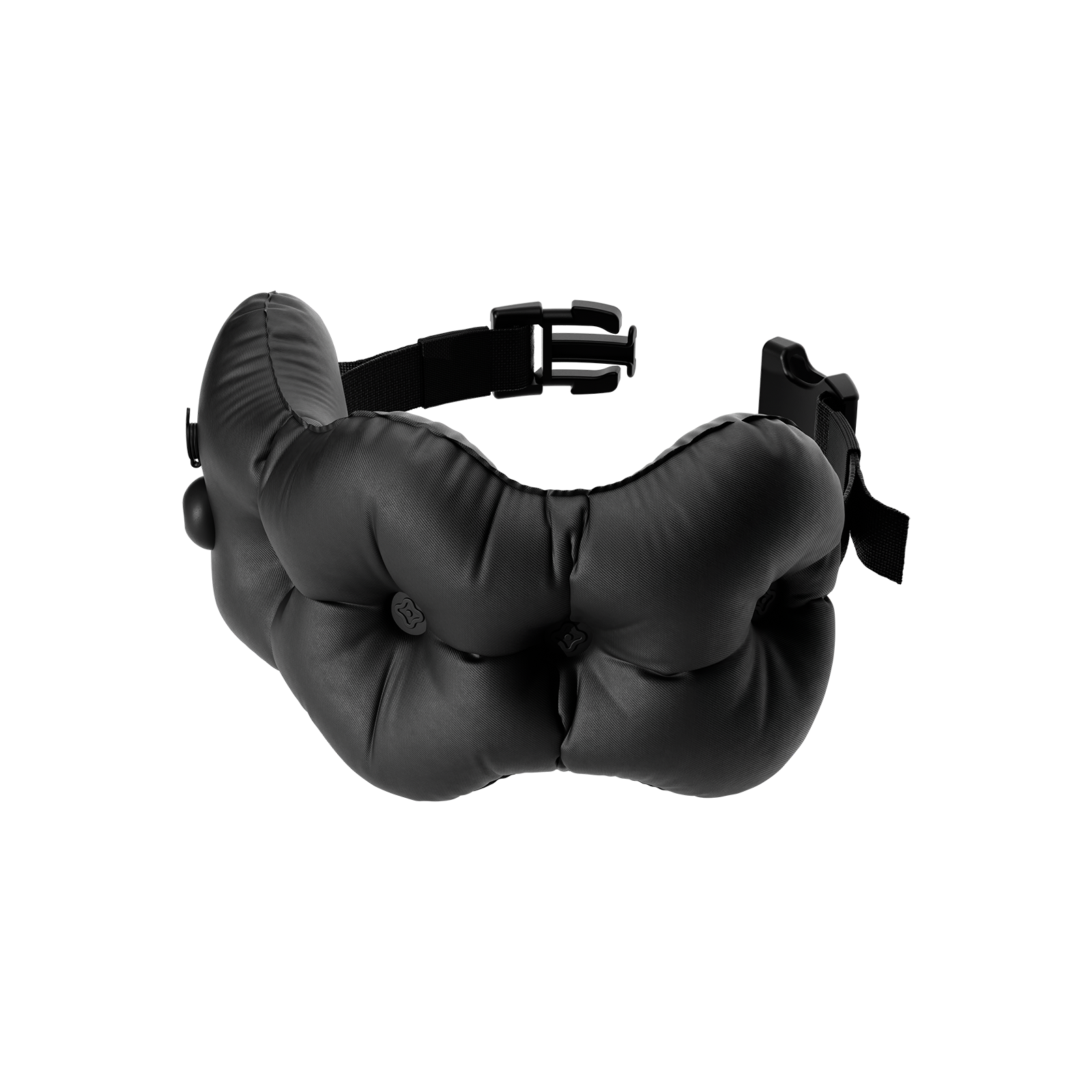 Commuter Shoulder Comfort: Single-Row Inflatable Strap Pads for Heavy Laptop & Messenger Bags